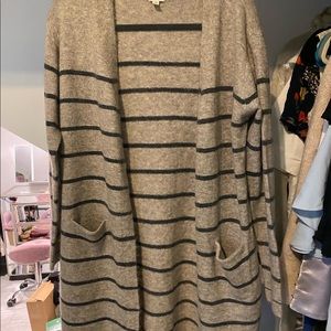 Striped cardigan, NEVER WORN